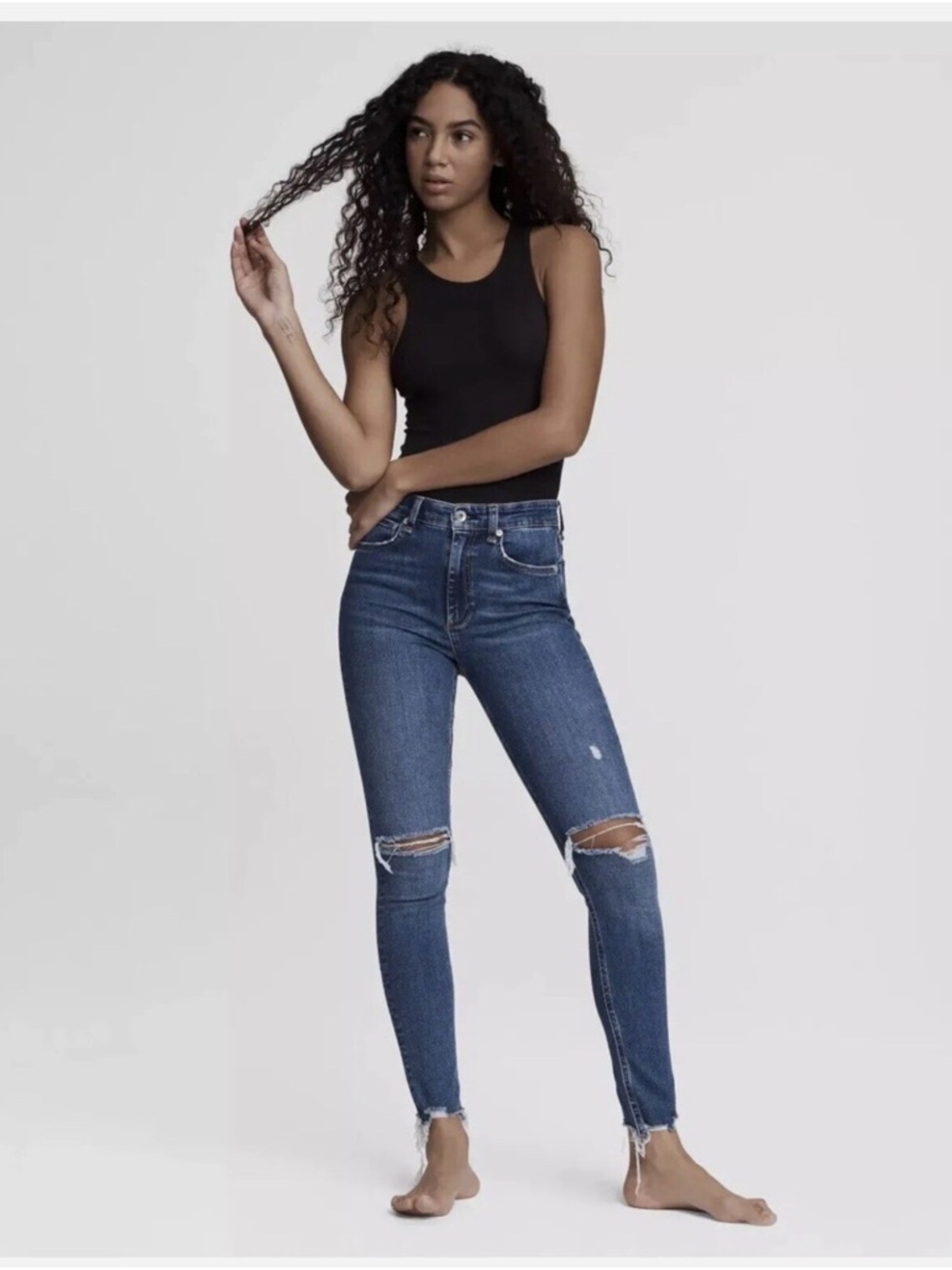 rag & bone Nina High-Rise Skinny Jeans 26